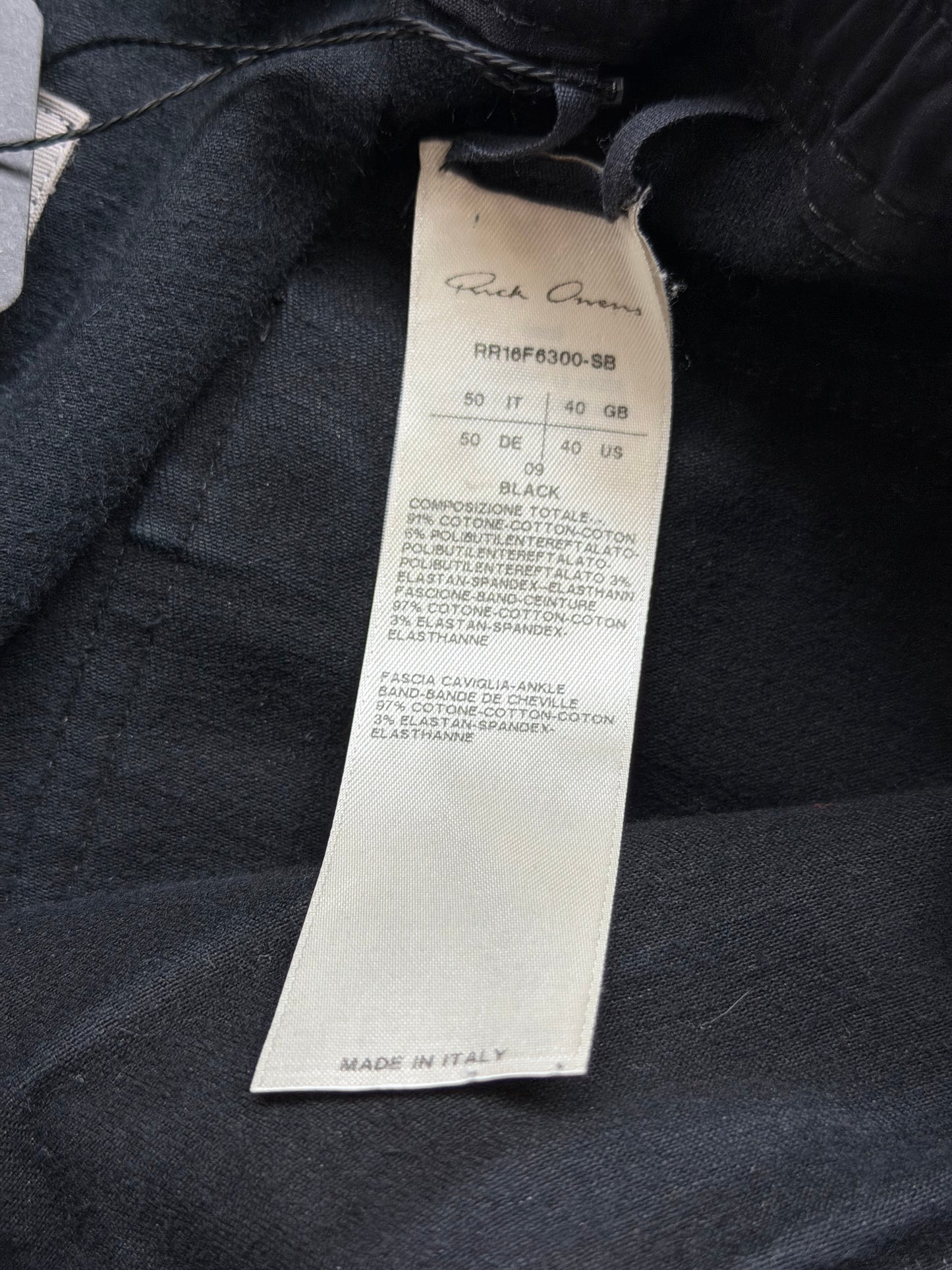 Rick Owens 16AW Mastadon Cargo Pants (50)