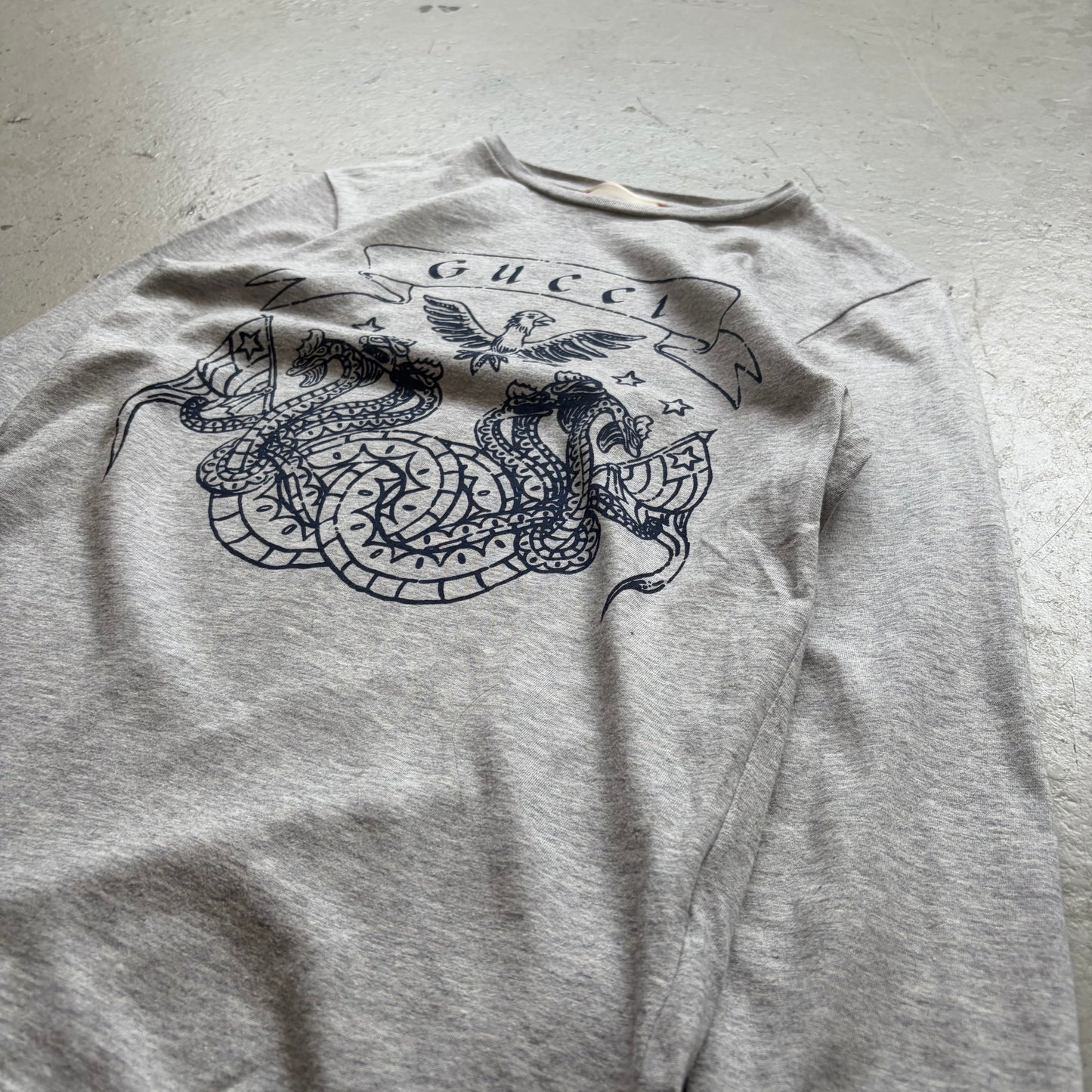 Gucci Grey Graphic Long Sleeve Shirt (12)