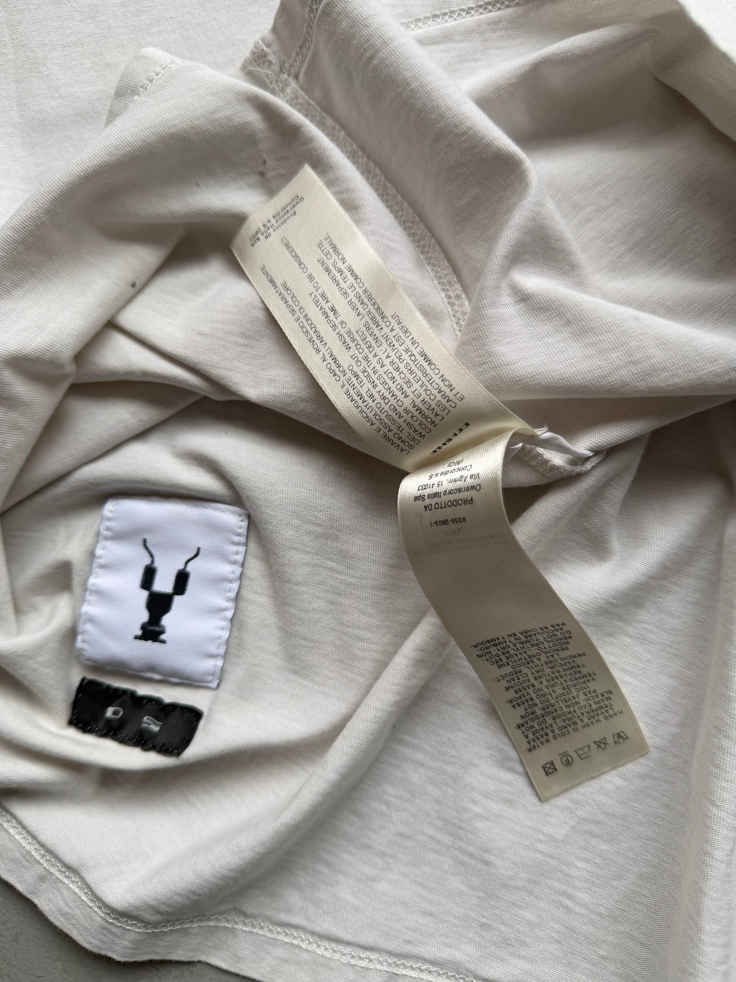 Rick Owens Drkshdw SS17 Milk Level T (M)