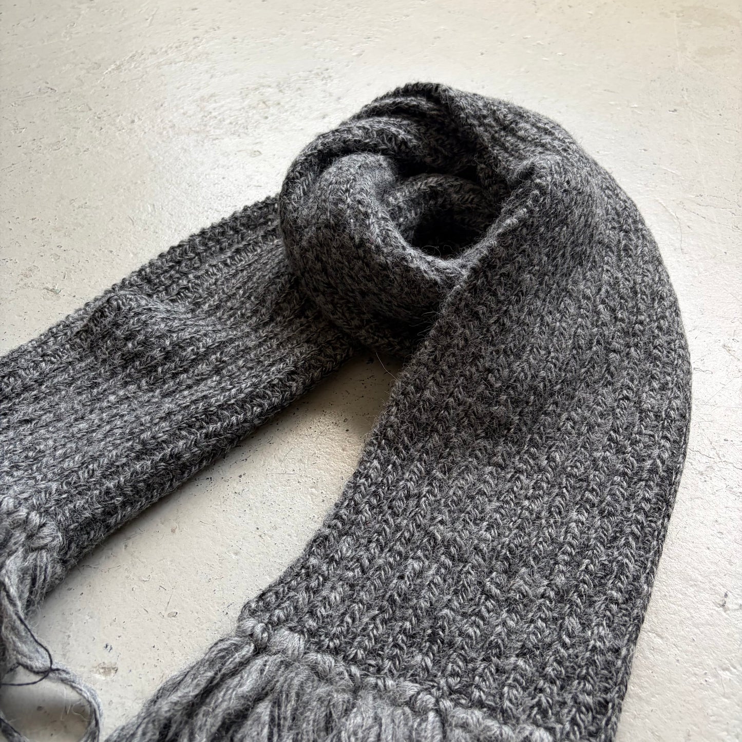 Junya Watanabe Wool Charcoal Scarf (OS)