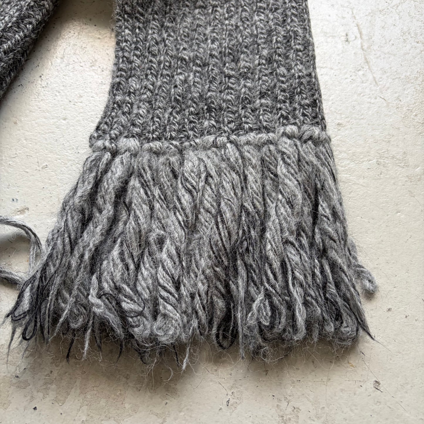 Junya Watanabe Wool Charcoal Scarf (OS)