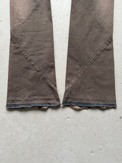 Rick Owns FW06 Sanded Spiral Cut Flare Denim (30)