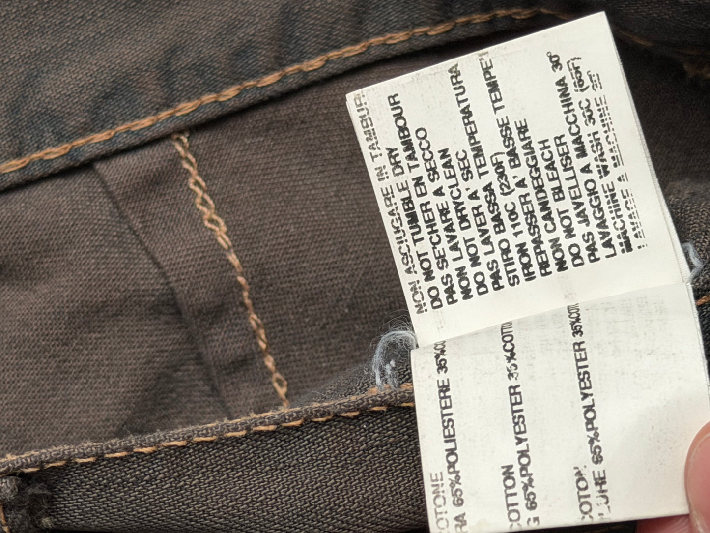 Rick Owns FW06 Sanded Spiral Cut Flare Denim (30)