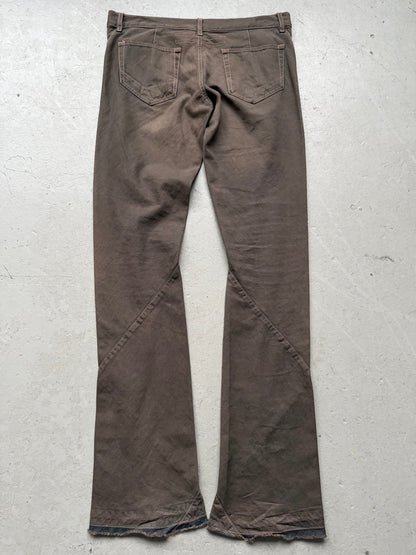 Rick Owns FW06 Sanded Spiral Cut Flare Denim (30)
