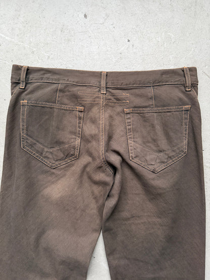 Rick Owns FW06 Sanded Spiral Cut Flare Denim (30)