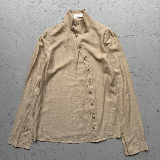 Lautashi Assymetrical Button Up Shirt (1)