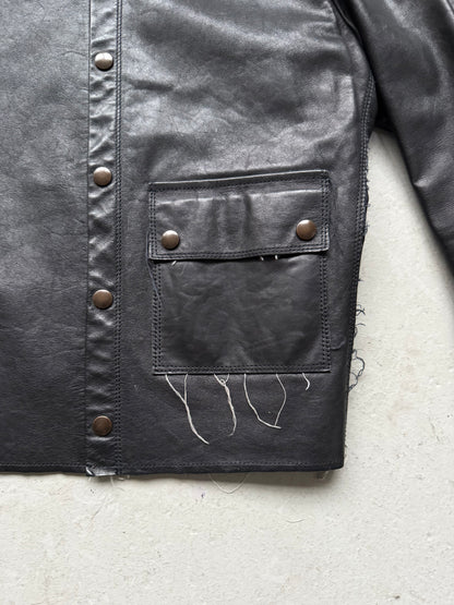 Isaac Sellam Distressed Leather Jacket (S)
