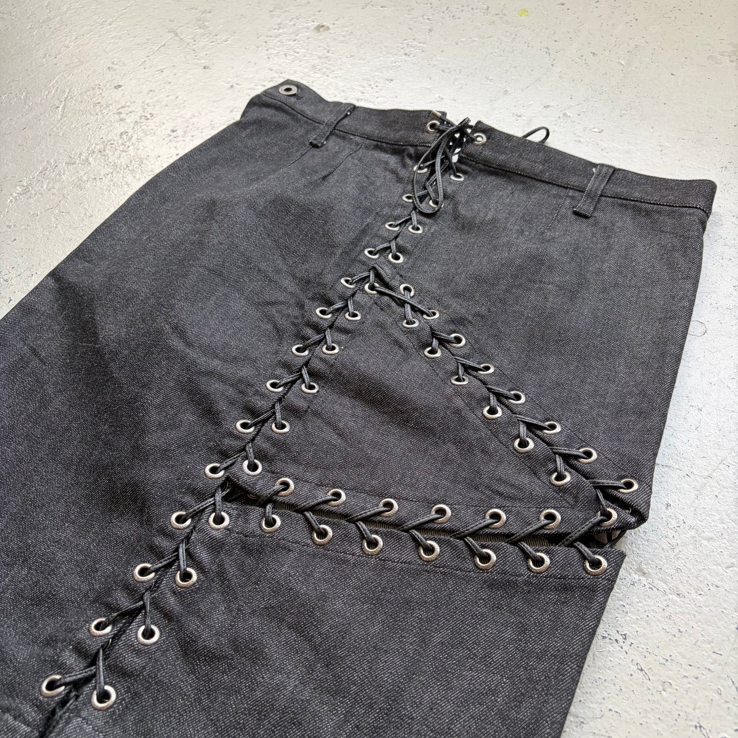 Hysteric Glamour Hysterics Denim Lace Skirt (M)