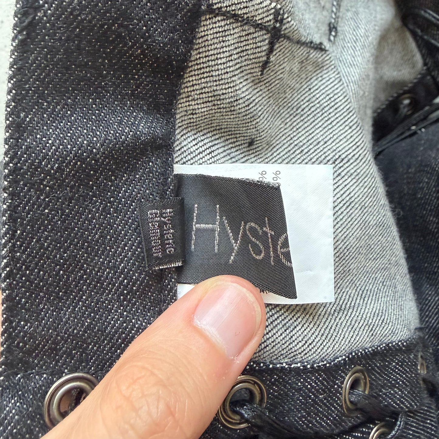 Hysteric Glamour Hysterics Denim Lace Skirt (M)
