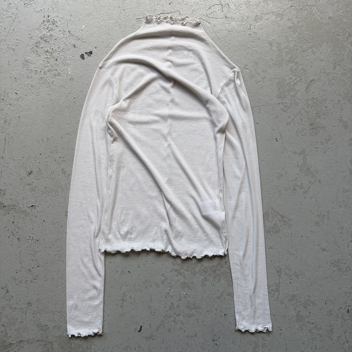 Three Dots Grey Long Sleeve Shirt  (S)