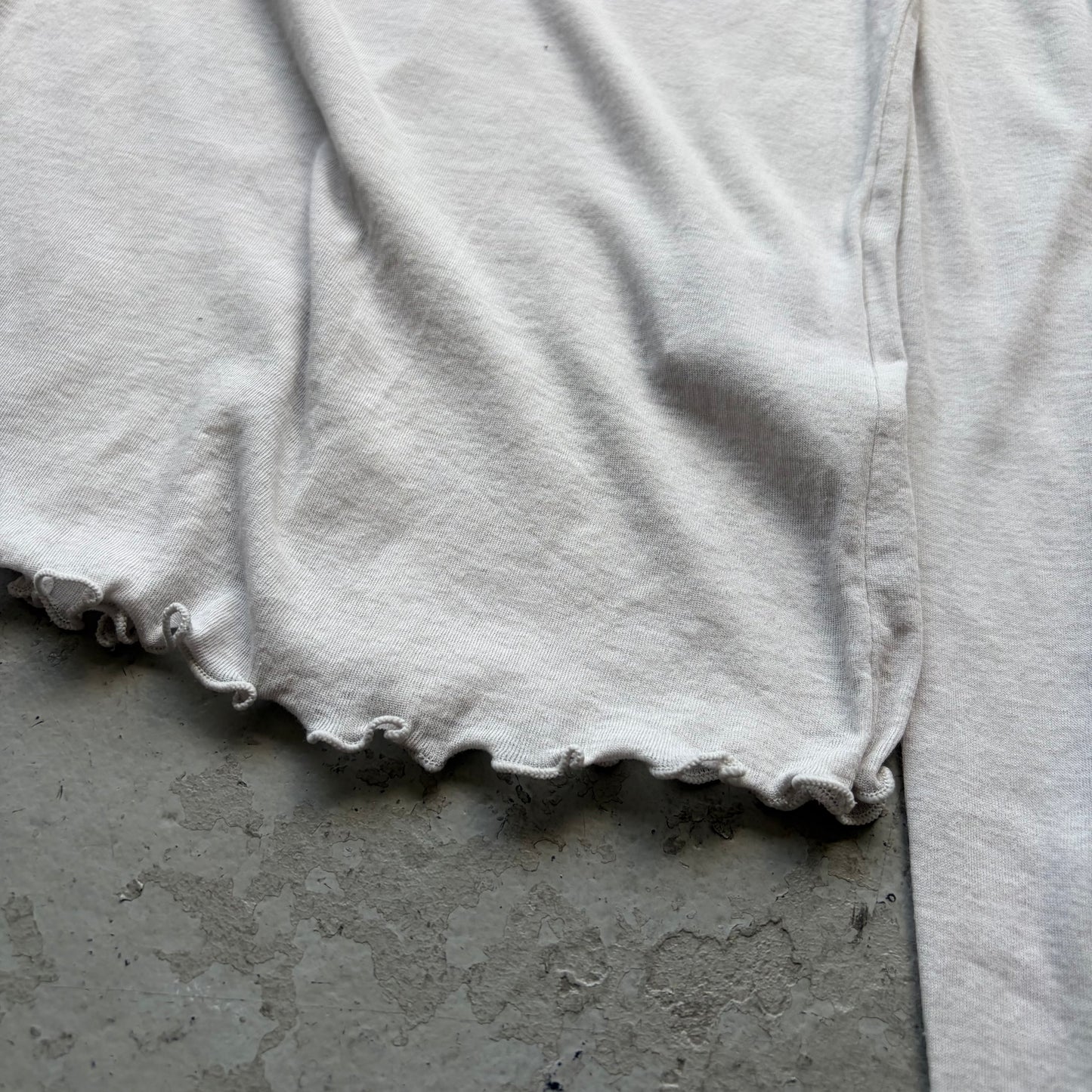 Three Dots Grey Long Sleeve Shirt  (S)