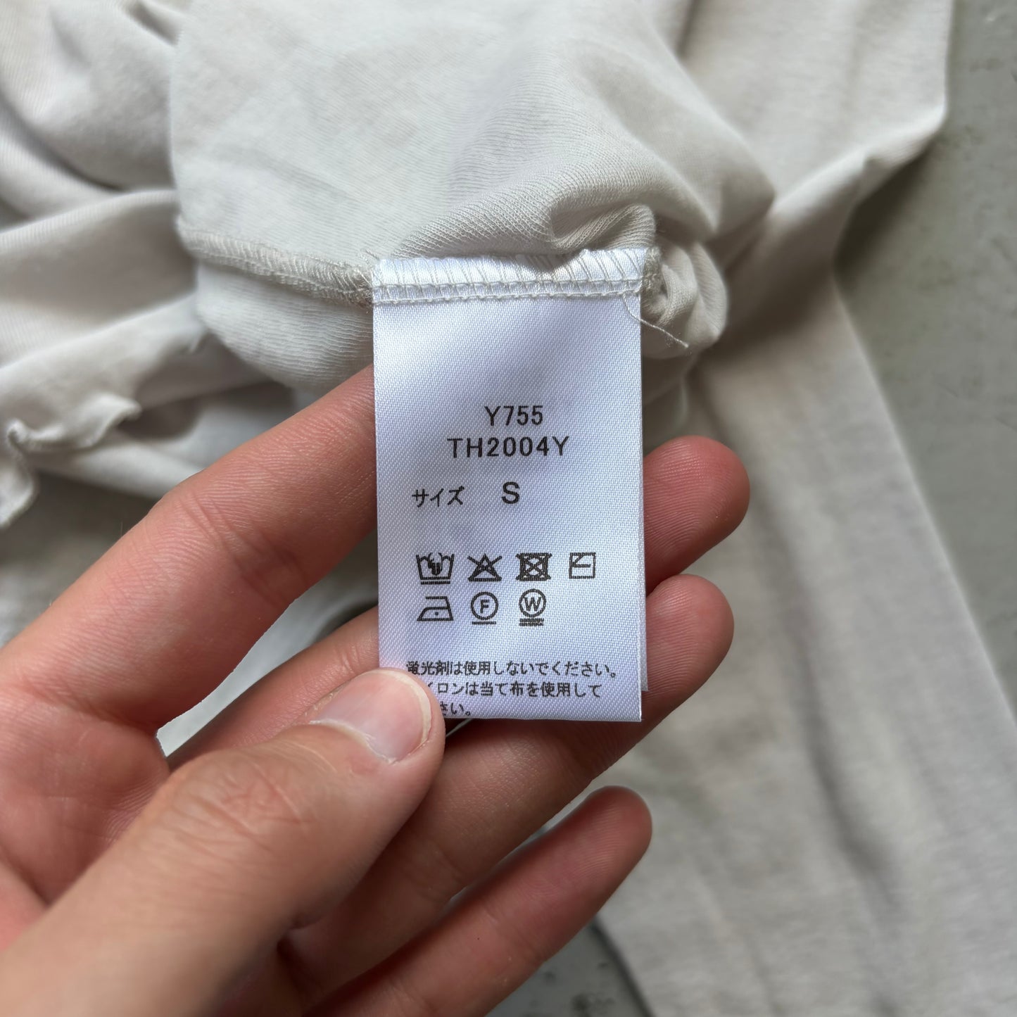Three Dots Grey Long Sleeve Shirt  (S)