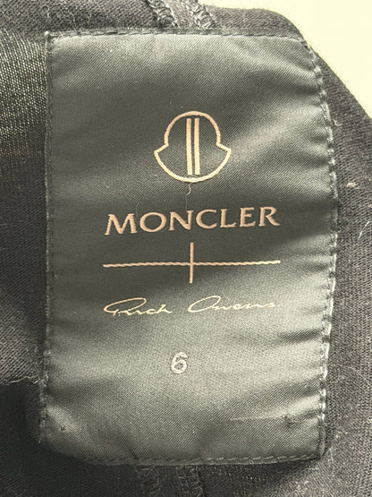 Rick Owens X Moncler Black Logo Long Sleeve (M)