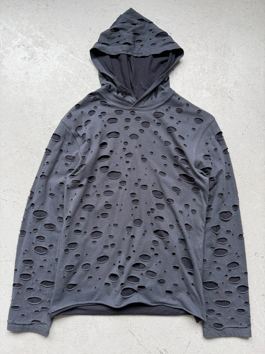 Acne Studios Distressed Double Layer Hoodie (S)