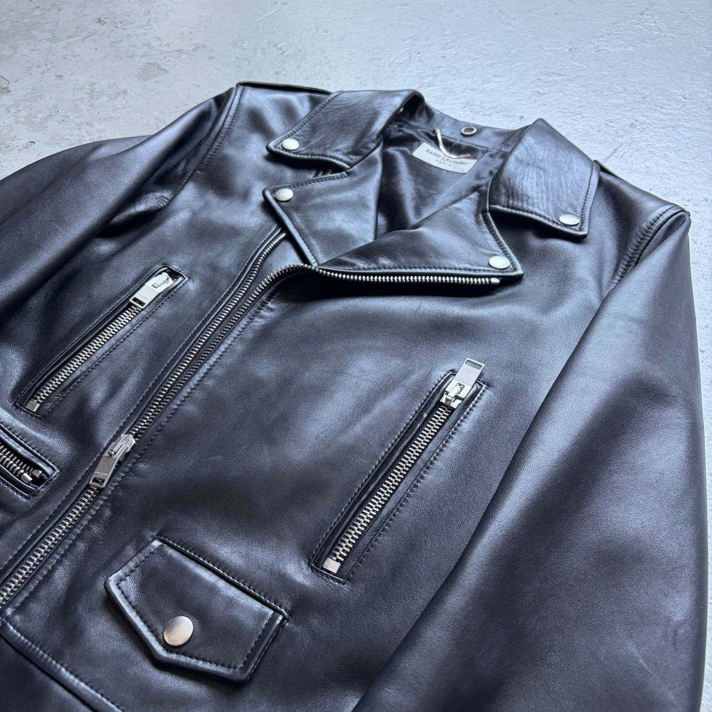 Saint Laurent Paris 2016 L01 Leather Jacket (48)