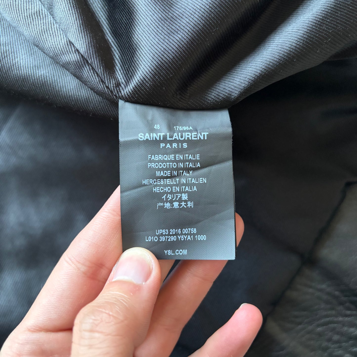 Saint Laurent Paris 2016 L01 Leather Jacket (48)