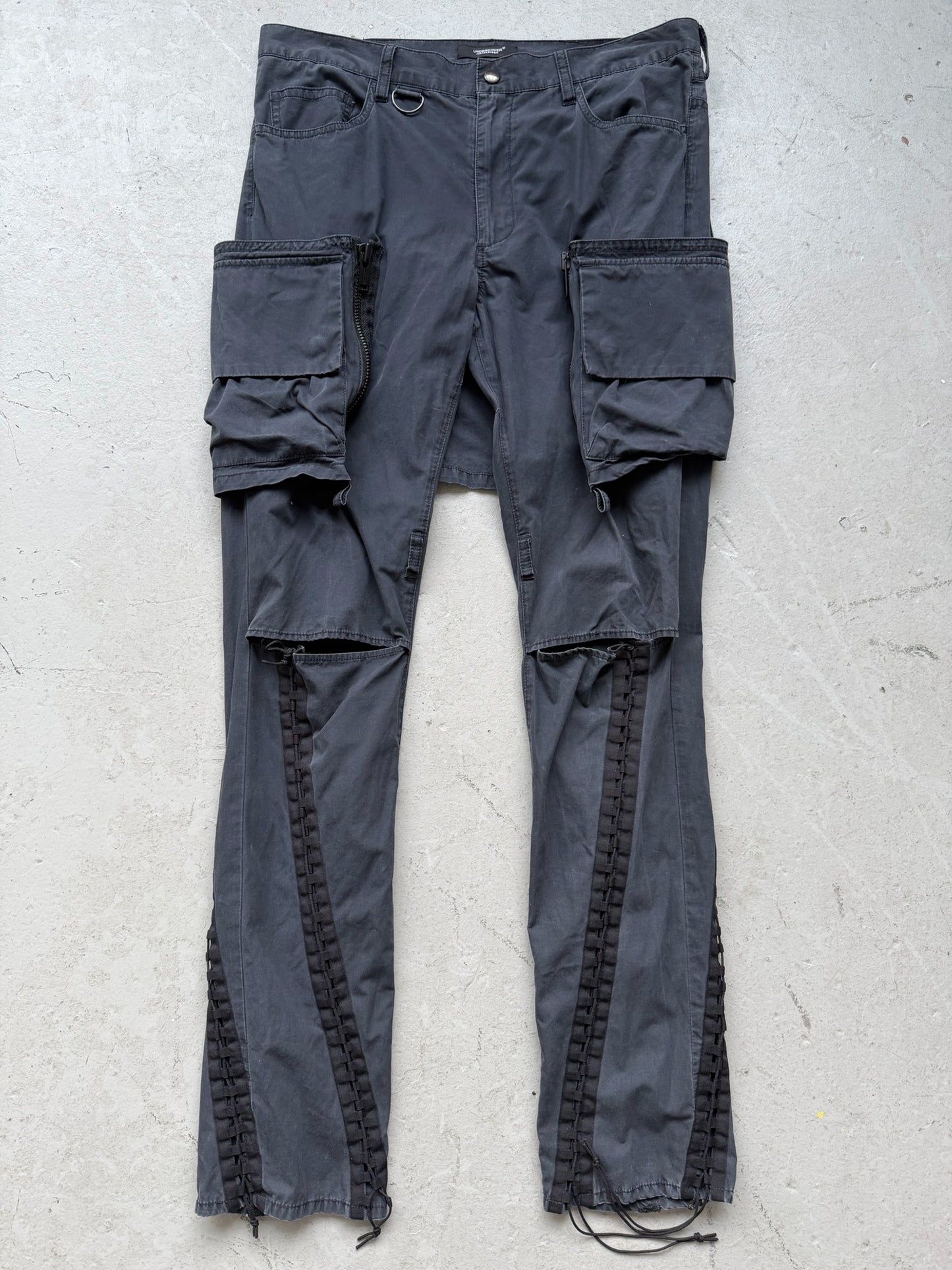 Undercover New Warrior 19SS Aviator Bondage Strap Pants (30)