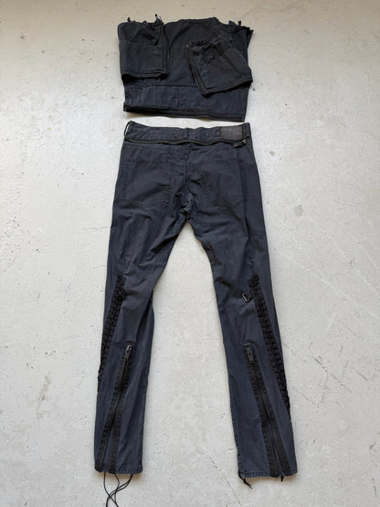 Undercover New Warrior 19SS Aviator Bondage Strap Pants (30)
