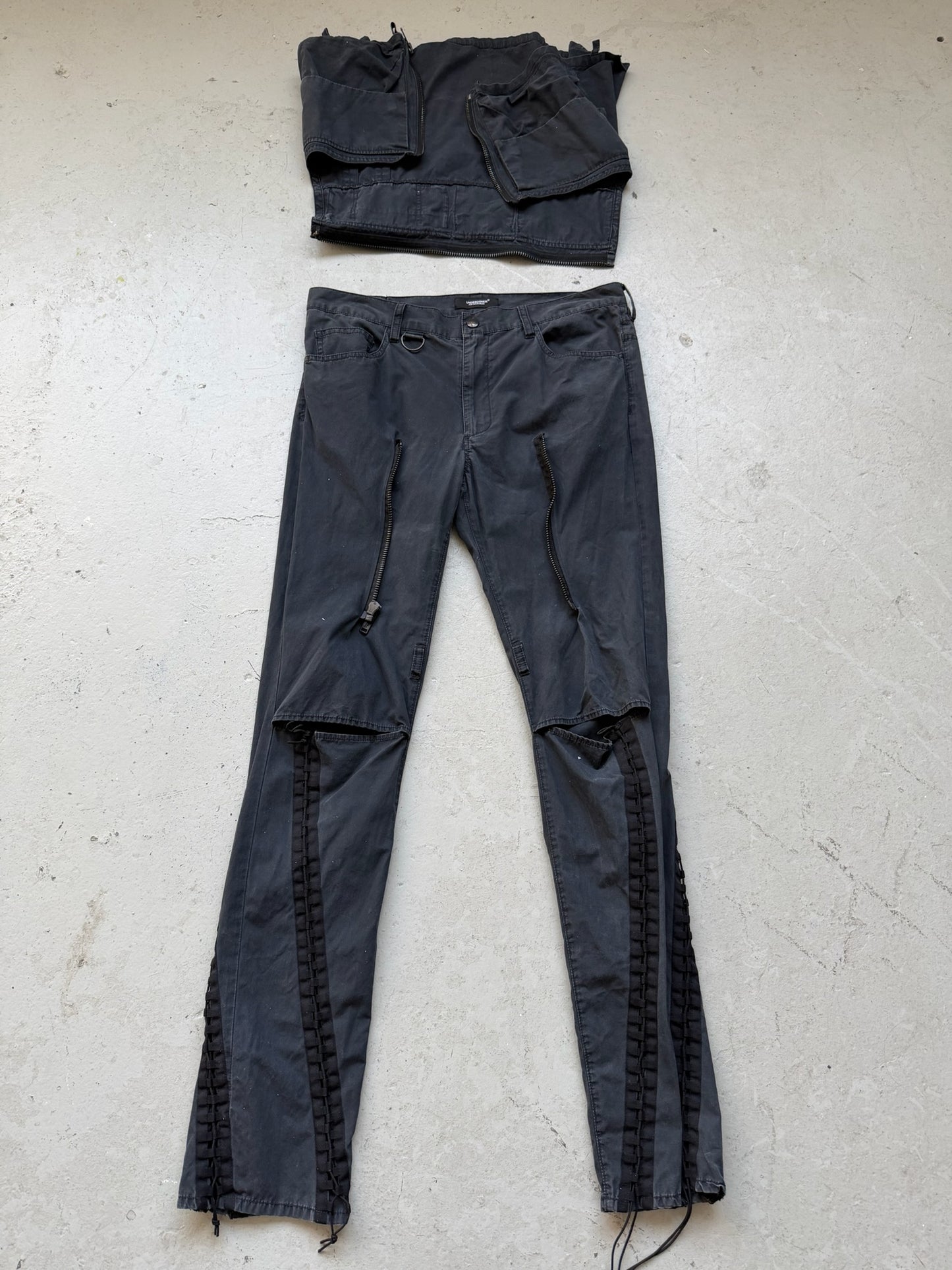 Undercover New Warrior 19SS Aviator Bondage Strap Pants (30)
