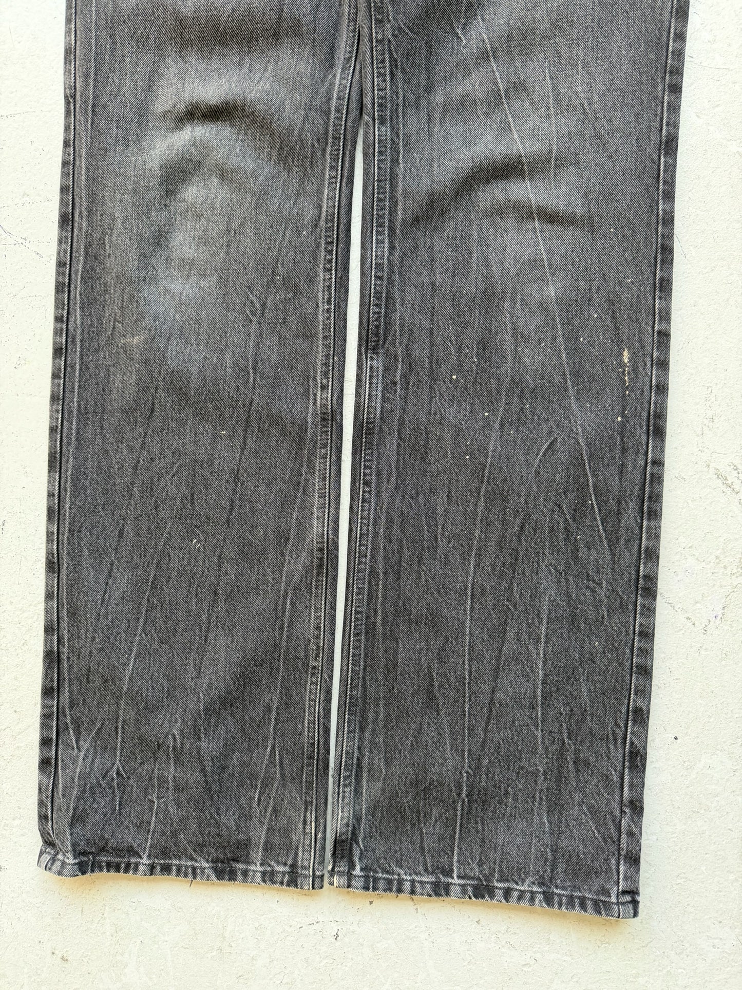 Balenciaga Paint Splatter Grey Wash Denim (33)