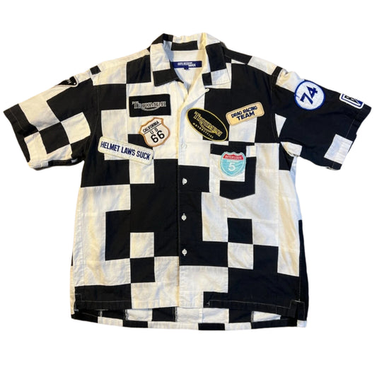 Junya Watanabe CDG Man SS02 Triumph Motorcycles Button Up (M)