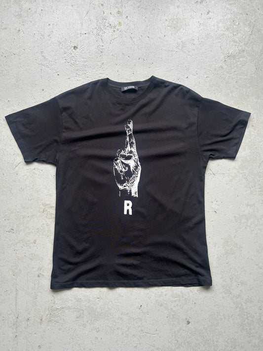 Raf Simons SS23 Hand Sign Print Short Sleeve Shirt (XL)