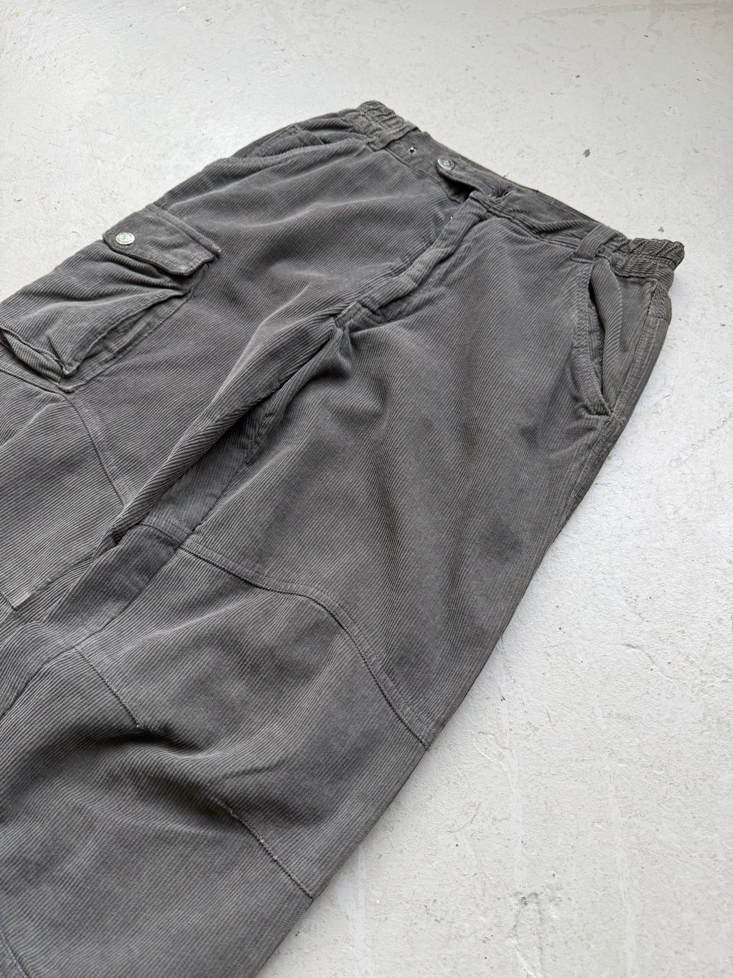 Dolce & Gabbana Dark Green Corduroy Bottoms (46)