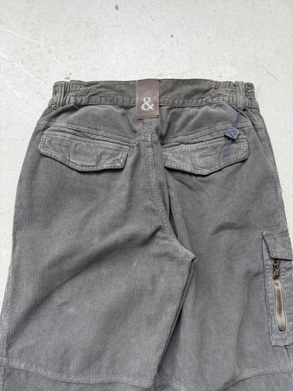 Dolce & Gabbana Dark Green Corduroy Bottoms (46)