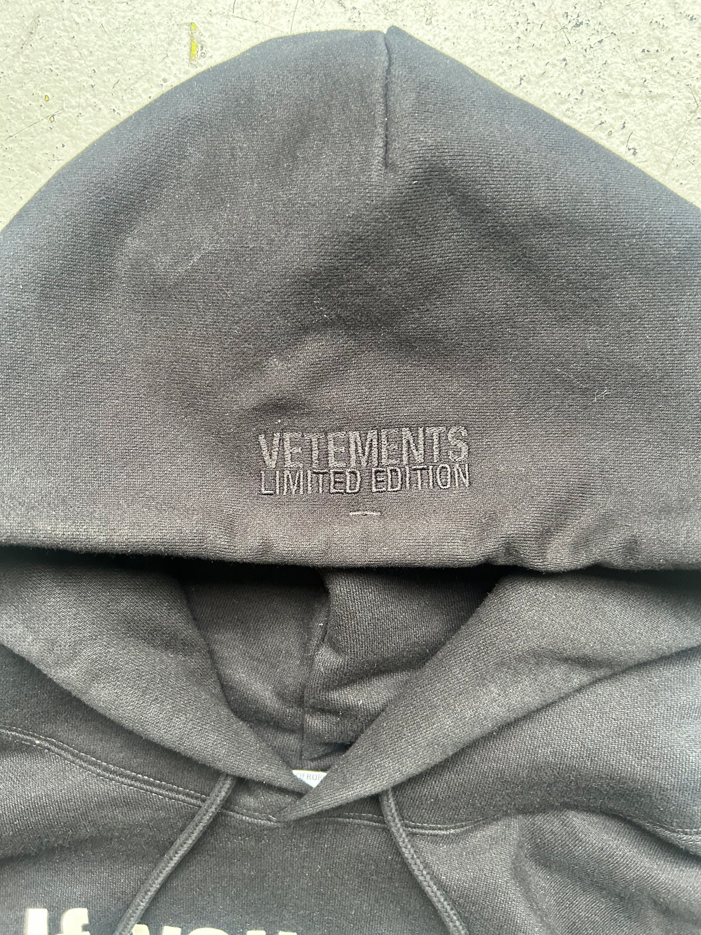 Vetements If You Were Waiting For A Sign Hoodie (M)
