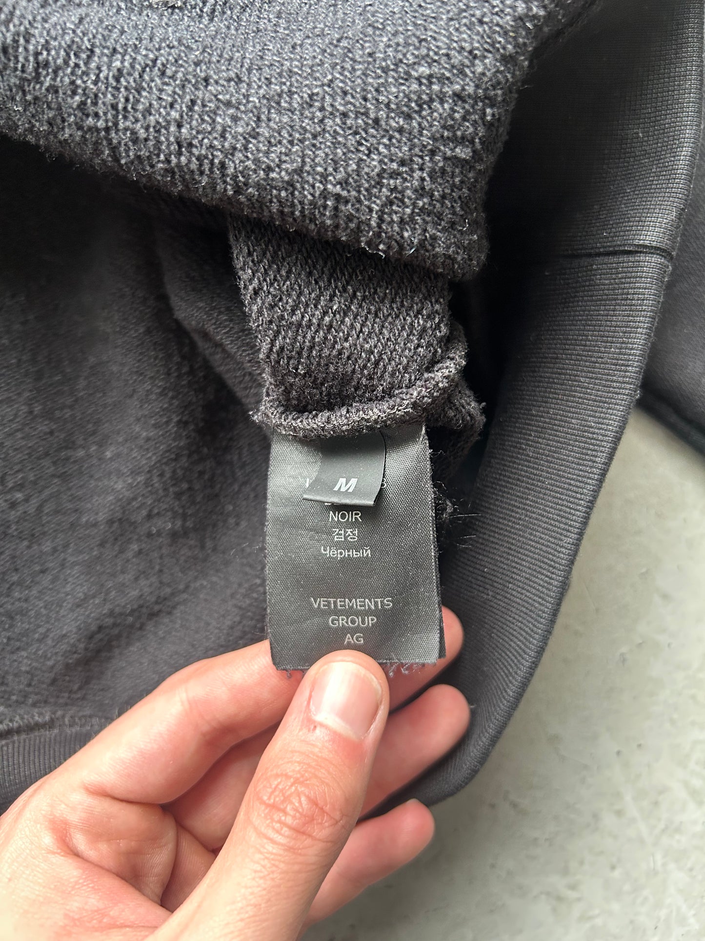 Vetements If You Were Waiting For A Sign Hoodie (M)