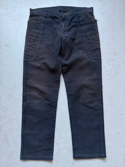 Comme Des Garcons Shirt Navy Cotton Trousers (M)