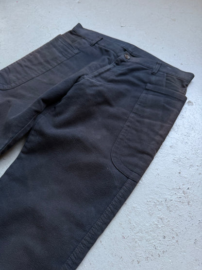 Comme Des Garcons Shirt Navy Cotton Trousers (M)