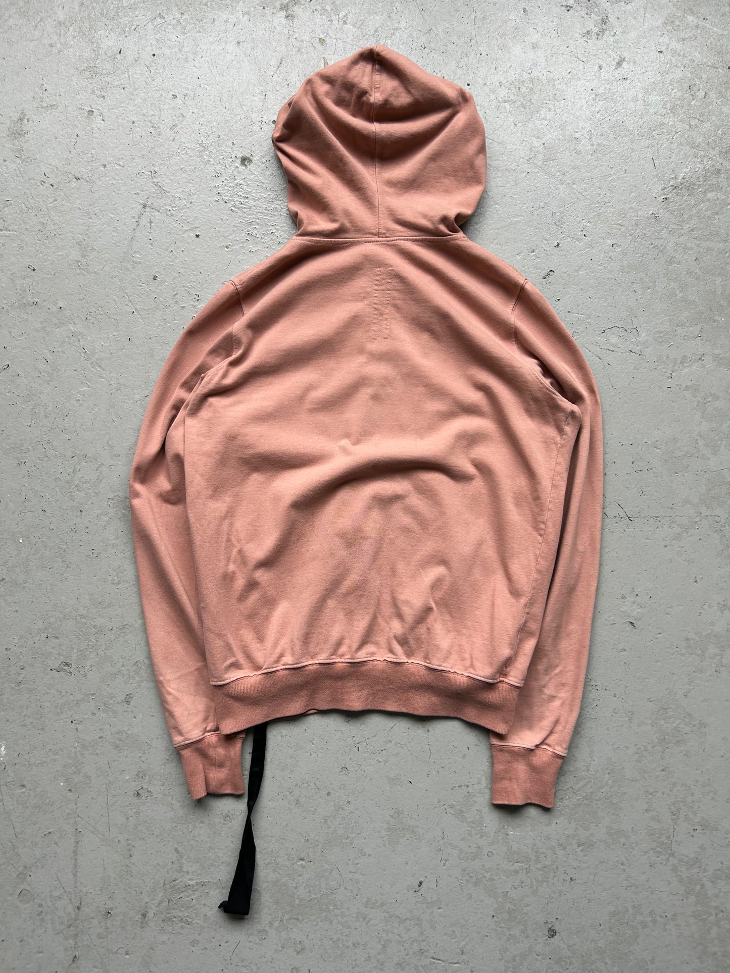 Rick Owens DRKSHDW Dark Pink Zip Up Hoodie (M)
