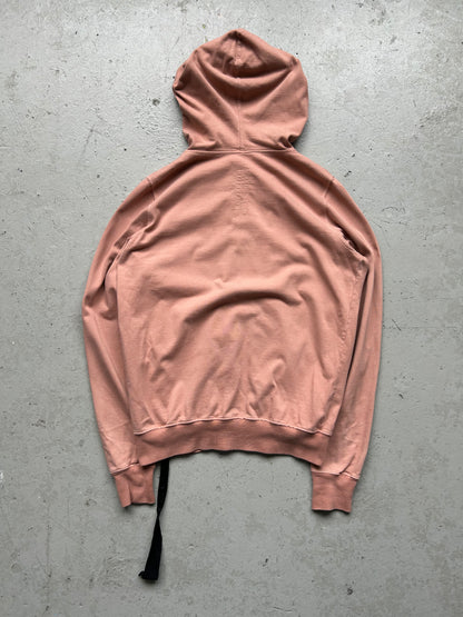Rick Owens DRKSHDW Dark Pink Zip Up Hoodie (M)