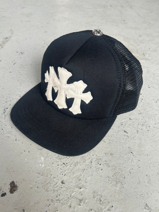 Chrome Hearts Triple Cross Cemetery Mohair Hat (OS)