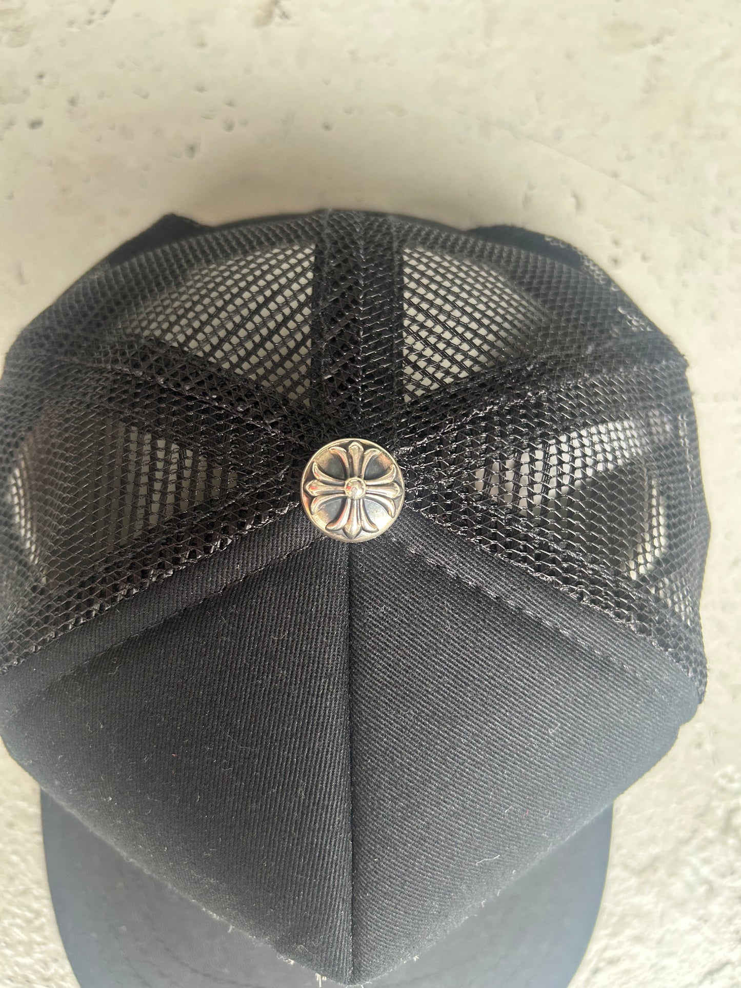Chrome Hearts Triple Cross Cemetery Mohair Hat (OS)