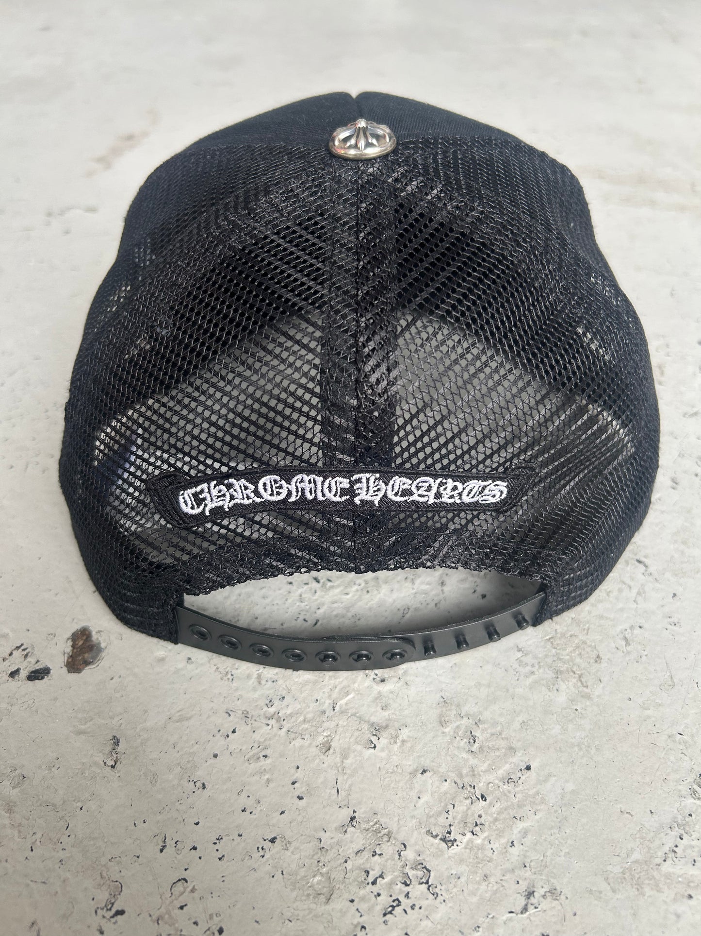 Chrome Hearts Triple Cross Cemetery Mohair Hat (OS)