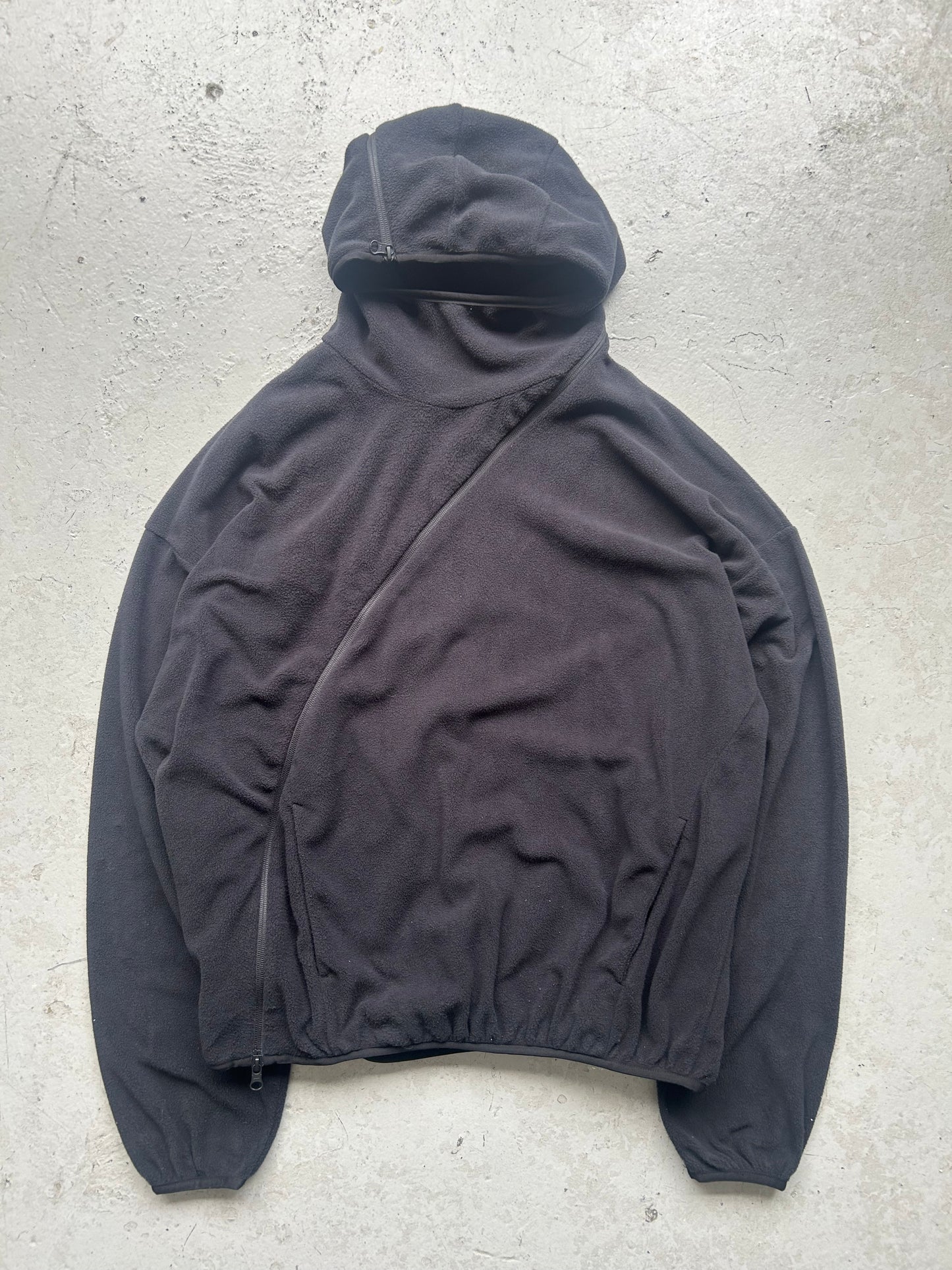 Post Archive Faction 4.0 Center Black Hoodie (L)