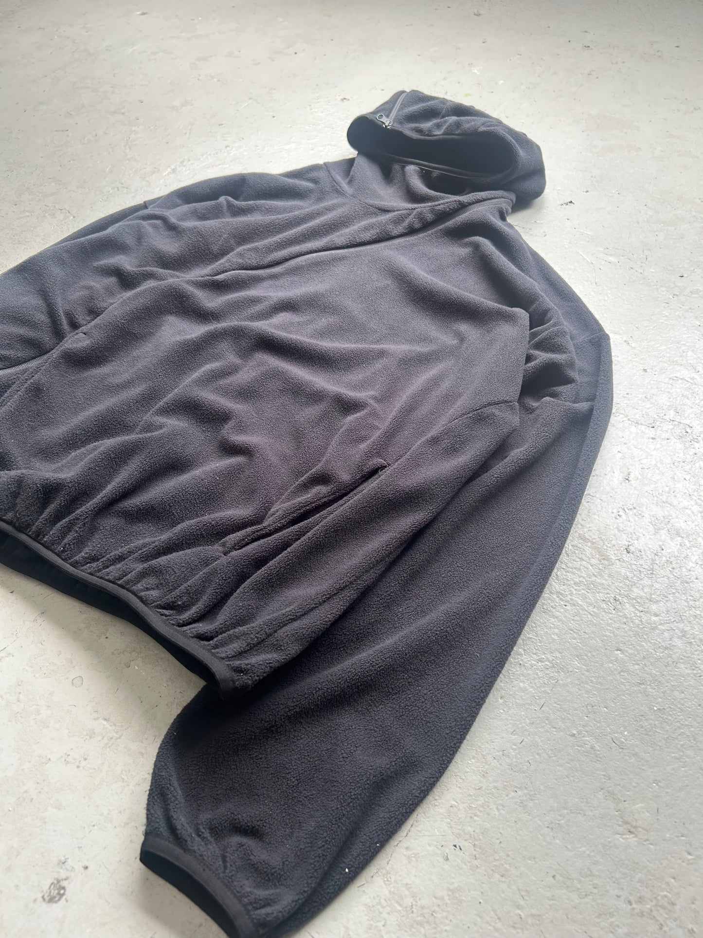 Post Archive Faction 4.0 Center Black Hoodie (L)