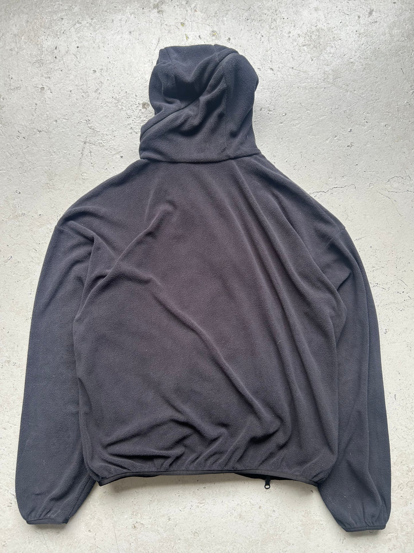 Post Archive Faction 4.0 Center Black Hoodie (L)