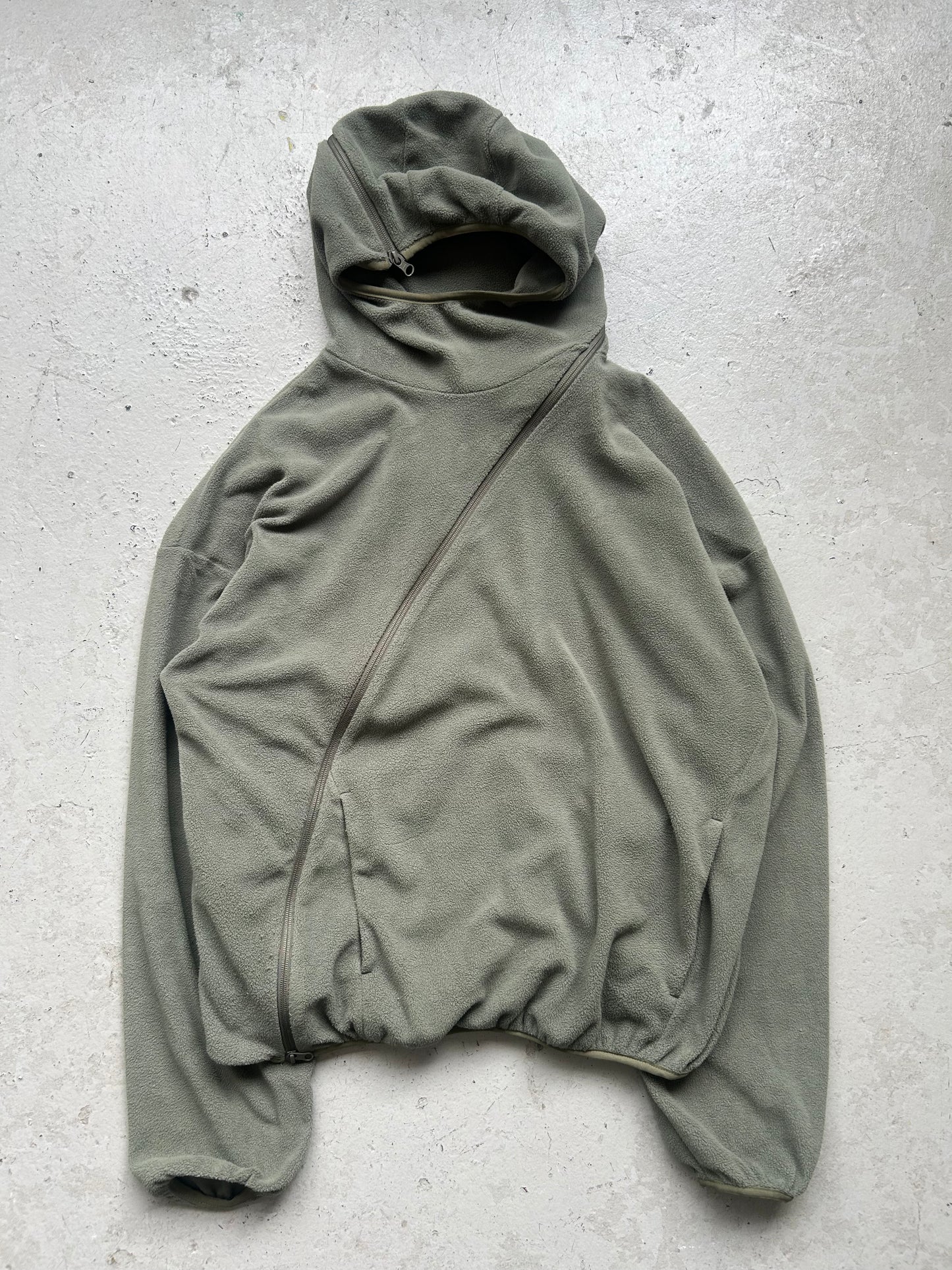 Post Archive Faction 4.0 Center Olive Hoodie (L)