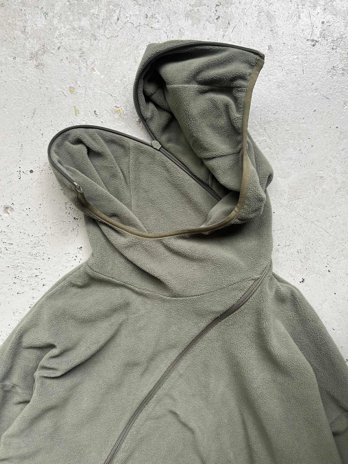 Post Archive Faction 4.0 Center Olive Hoodie (L)