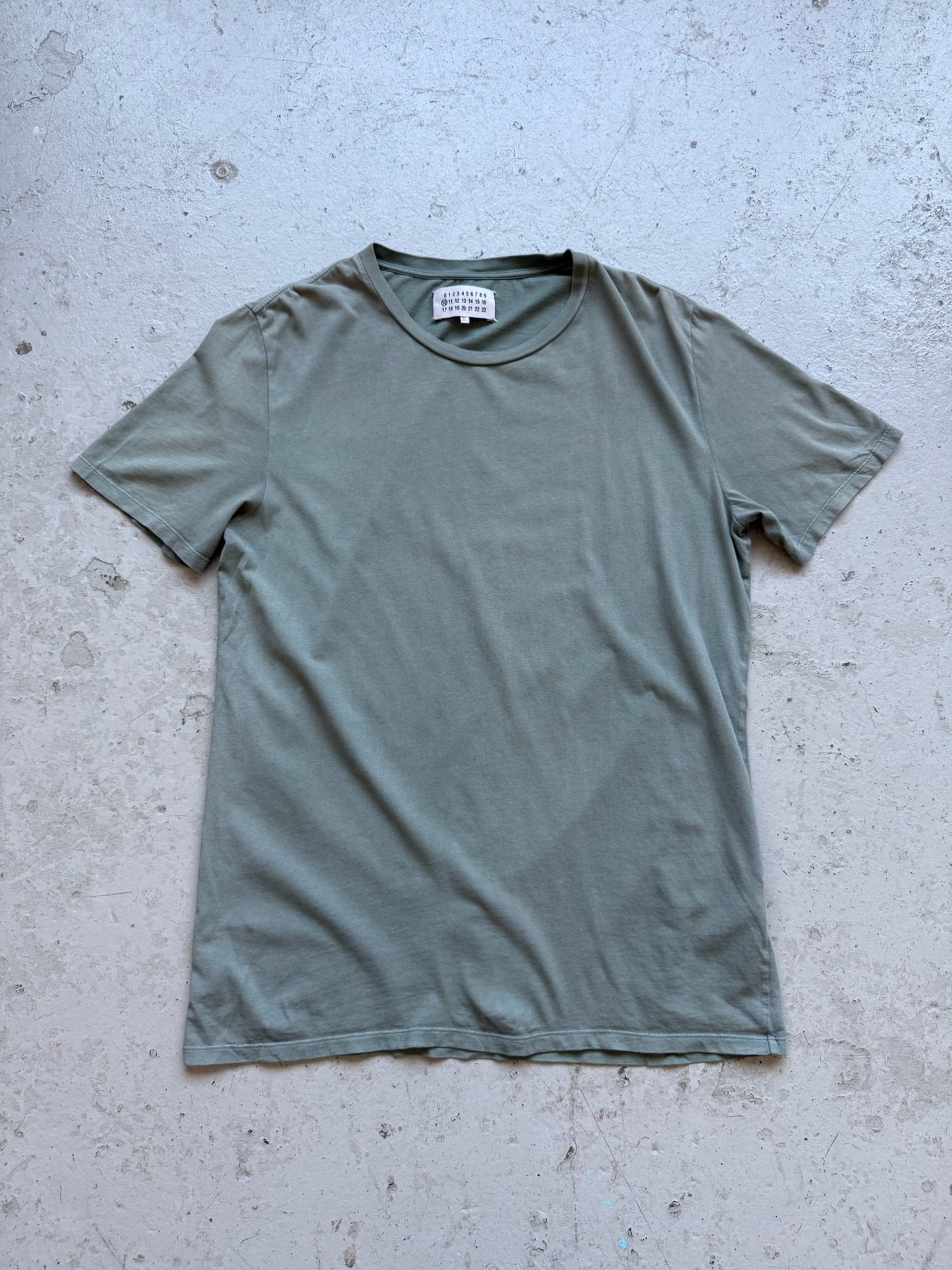 Maison Margiela Faded Green Short Sleeve Shirt (50)