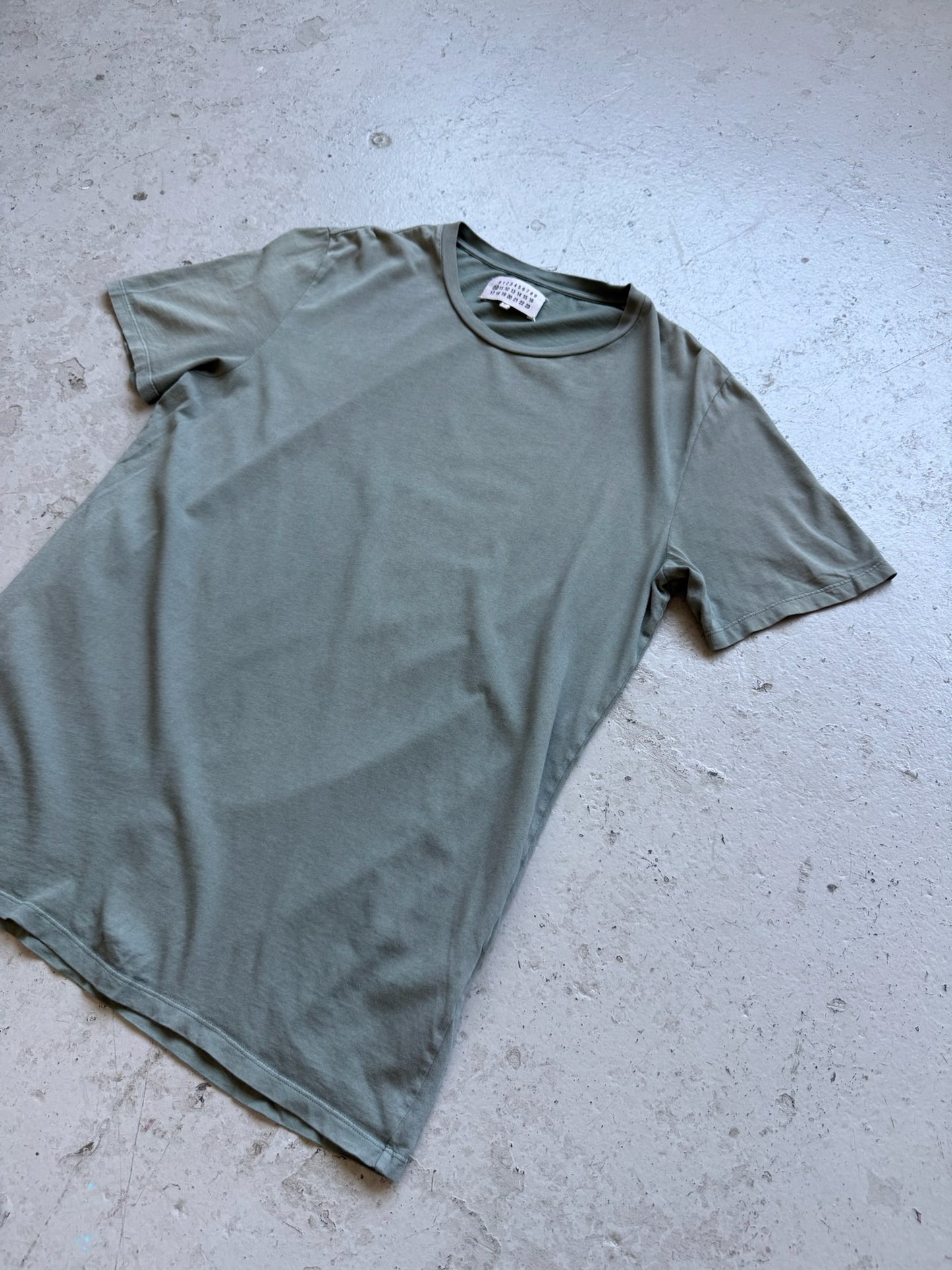 Maison Margiela Faded Green Short Sleeve Shirt (50)