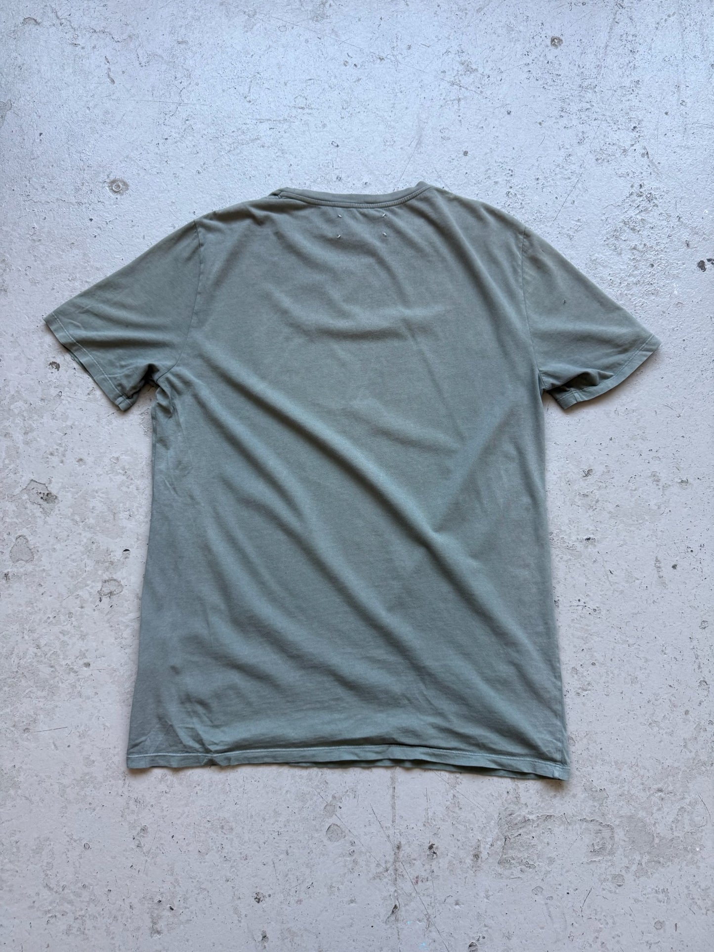 Maison Margiela Faded Green Short Sleeve Shirt (50)