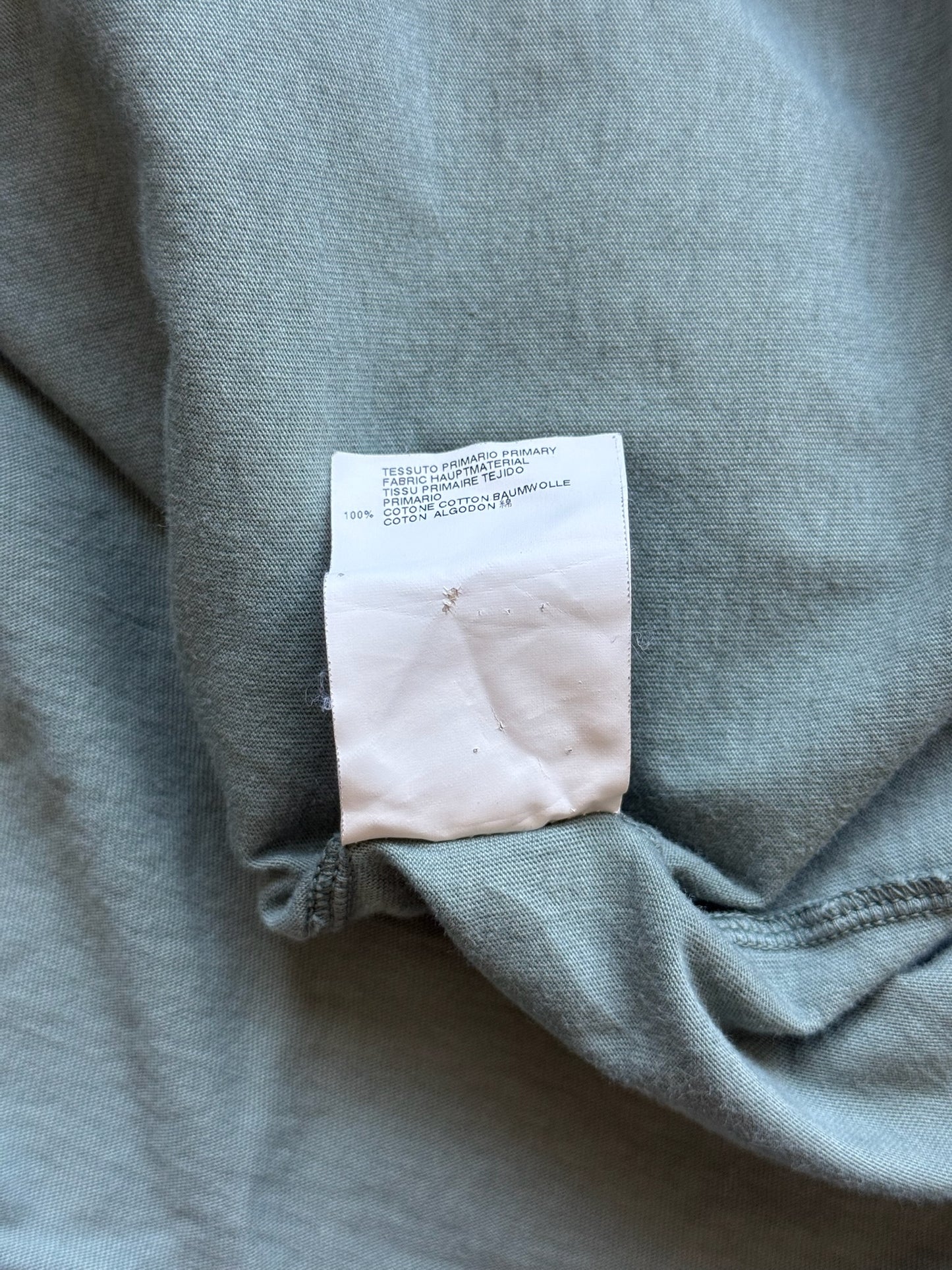 Maison Margiela Faded Green Short Sleeve Shirt (50)