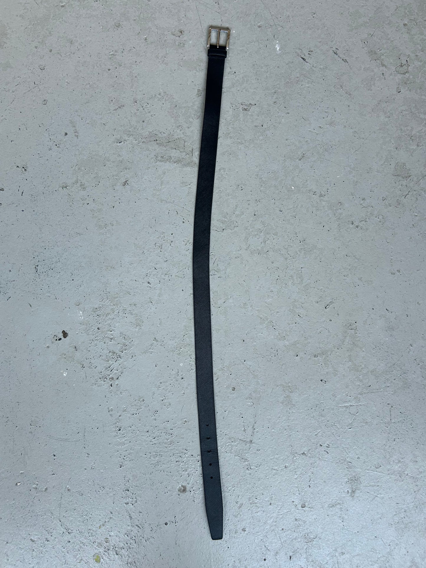 Prada Black Leather Belt (OS)