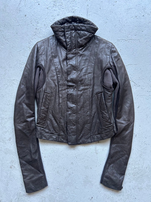 Rick Owens Leather Biker Jacket (44)