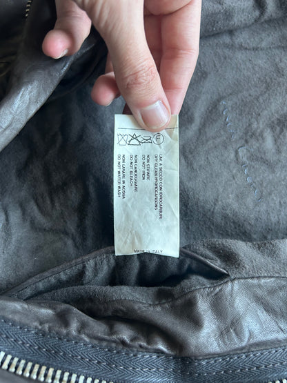 Rick Owens Leather Biker Jacket (44)