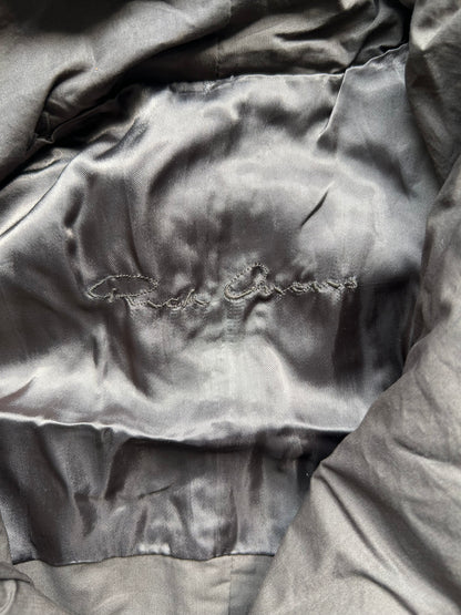 Rick Owens Leather Trench Jacket (42)